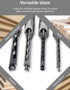 HSS Square hole drill Woodworking Drill Tools Auger Mortising Chisel Drill Set DIY Furniture Square Woodworking drill