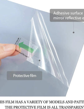 Window Privacy Film One Way Daytime Mirror Tint UV Heat Control Vinyl Stickers Sun Block Glass Paper Door Covering Reflective