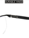 Men Reading Glasses Blue Light Blocking Glasses Half Frame Progressive Multifocal Presbyopia Glasses Titanium Eyewear