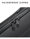 Multifunction USB Crossbody Bag Shoulder Bag Man TPU Waterproof Travel Sling Messenger Pack Chest Bag