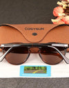 Women Ultralight TR90 Polarized Sunglasses Women Driving Round Leopard Shades