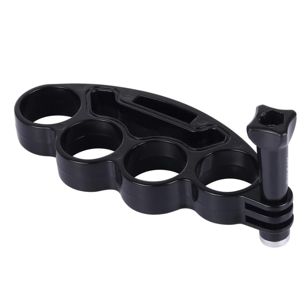 Handheld Mount For GoPro Hero6 Plastic Knuckles Fingers Grip Ring Monopod Tripod Mount+Thumb Screw For Go Pro HEARO5