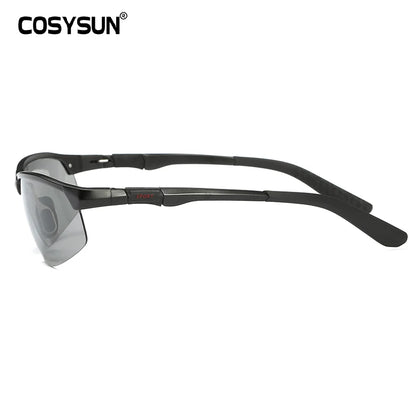 Driving Glasses Photochromic Polarized Sunglasses Men Aluminum Sport Goggle