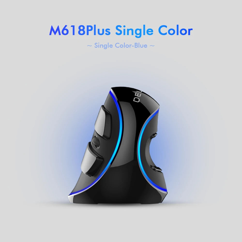 M618 Plus Vertical Ergonomic Mouse – 4000 DPI 6 Buttons