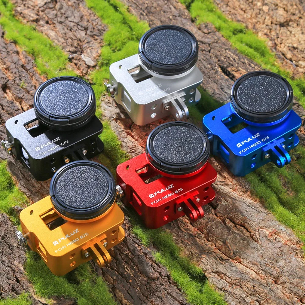 Housing Shell For GoPro HERO 5 6 7 Black Aluminum Alloy Hard Protective Cage Frame Case For GoPro Hero 2018 Camera Cage