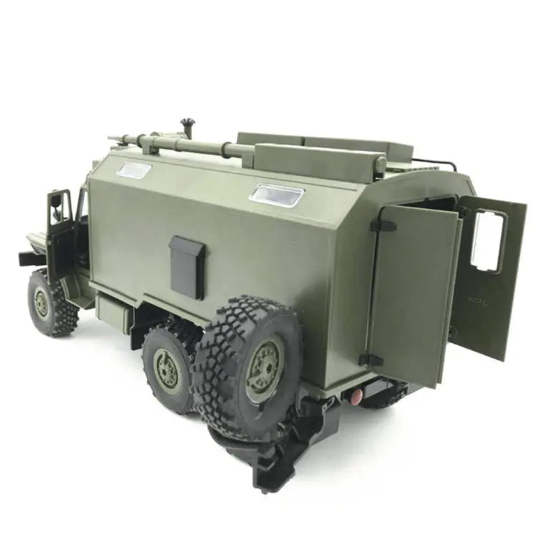 1 to 16 Scale 6 Wheel Drive Remote Control Military Truck