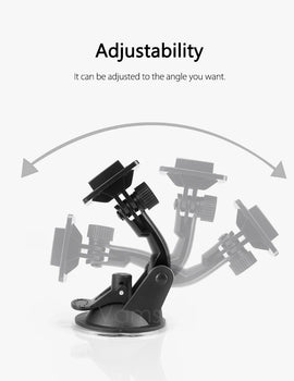 for Go Pro 8 9 Accessories 7cm Car Mount Windshield Suction Cup for Gopro Hero 11 10 9 8 7 6 5 4 for insta360 for Yi 4K