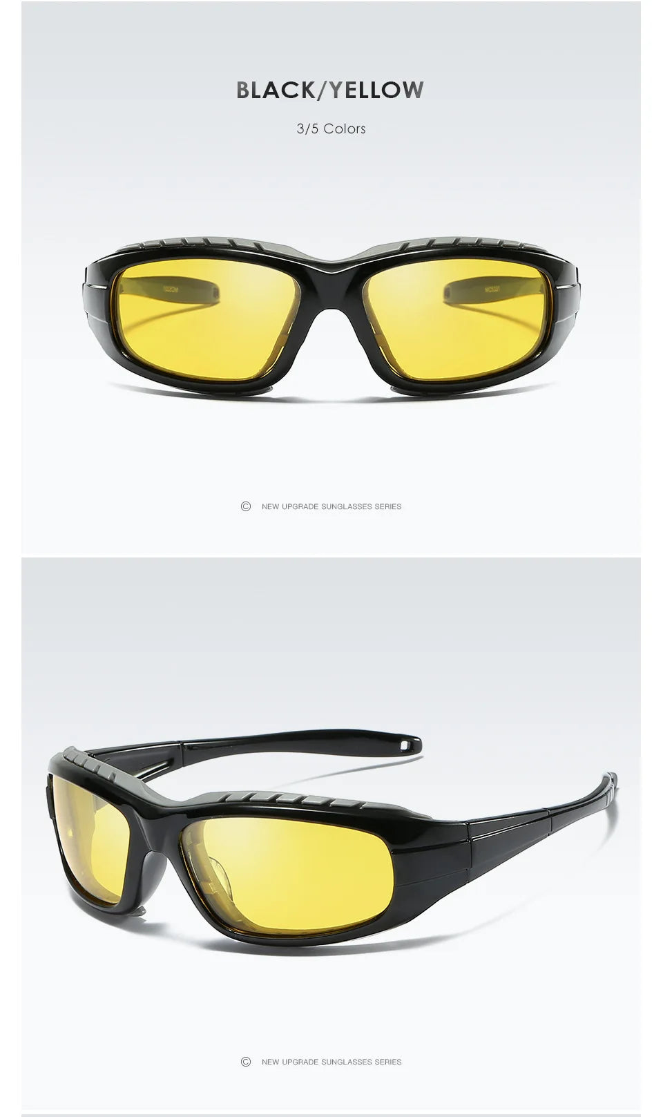 Windproof Polarized Sports Sunglasses UV400 Anti-Glare Outdoor Driving Glasses for Men