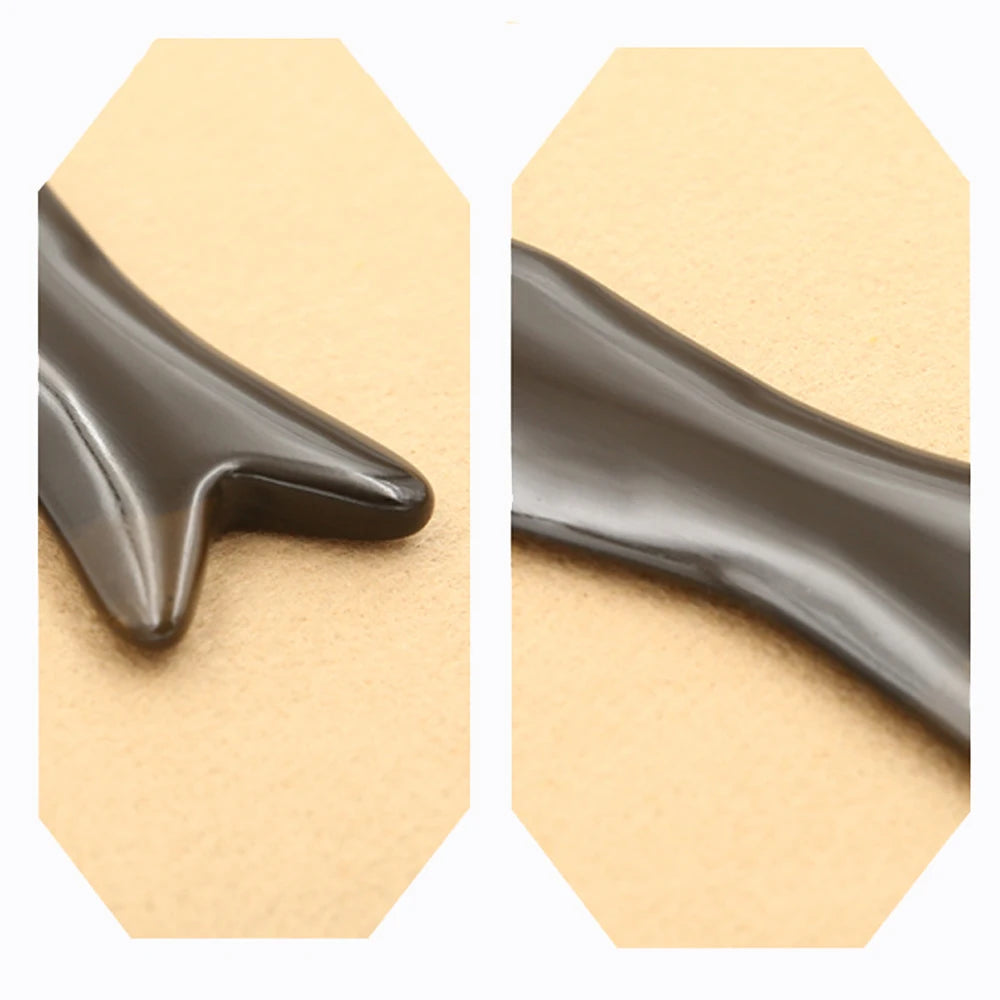 5A grade Si Bin Bian stone guasha tool stone massage guasha kit beauty face meridian scraper anti wrinkle health care