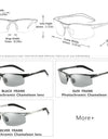 Polarized Photochromic HD Sunglasses for Men Chameleon Fishing Driving Shades