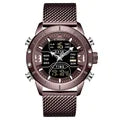 Leather Waterproof Quartz Wristwatches Military Sport Men’s Watches Date