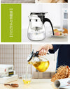 TP-757 Art Tea Cup Mug & Tea Pot 700ml Glass Teapot Maker Press Tea