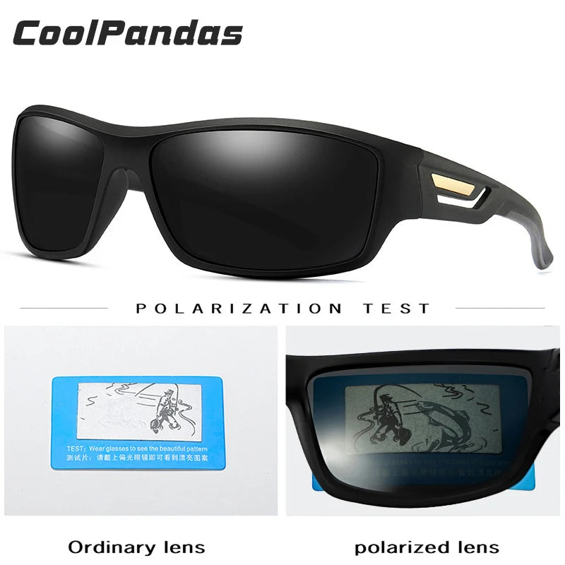 Windproof Polarized Sunglasses Men Brand Designer Travel Male Mirror Sun Glasses