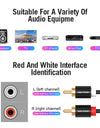 2 RCA to 2 RCA Cable Male to Male Audio Cable for Home Theater DVD Amplifier TV 1m 2m 3m 5m Cable RCA Gold-Plated Cabo