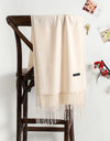 solid color soft scarf cashmere lady shawl wrap Autumn winter pashmina hijab headband