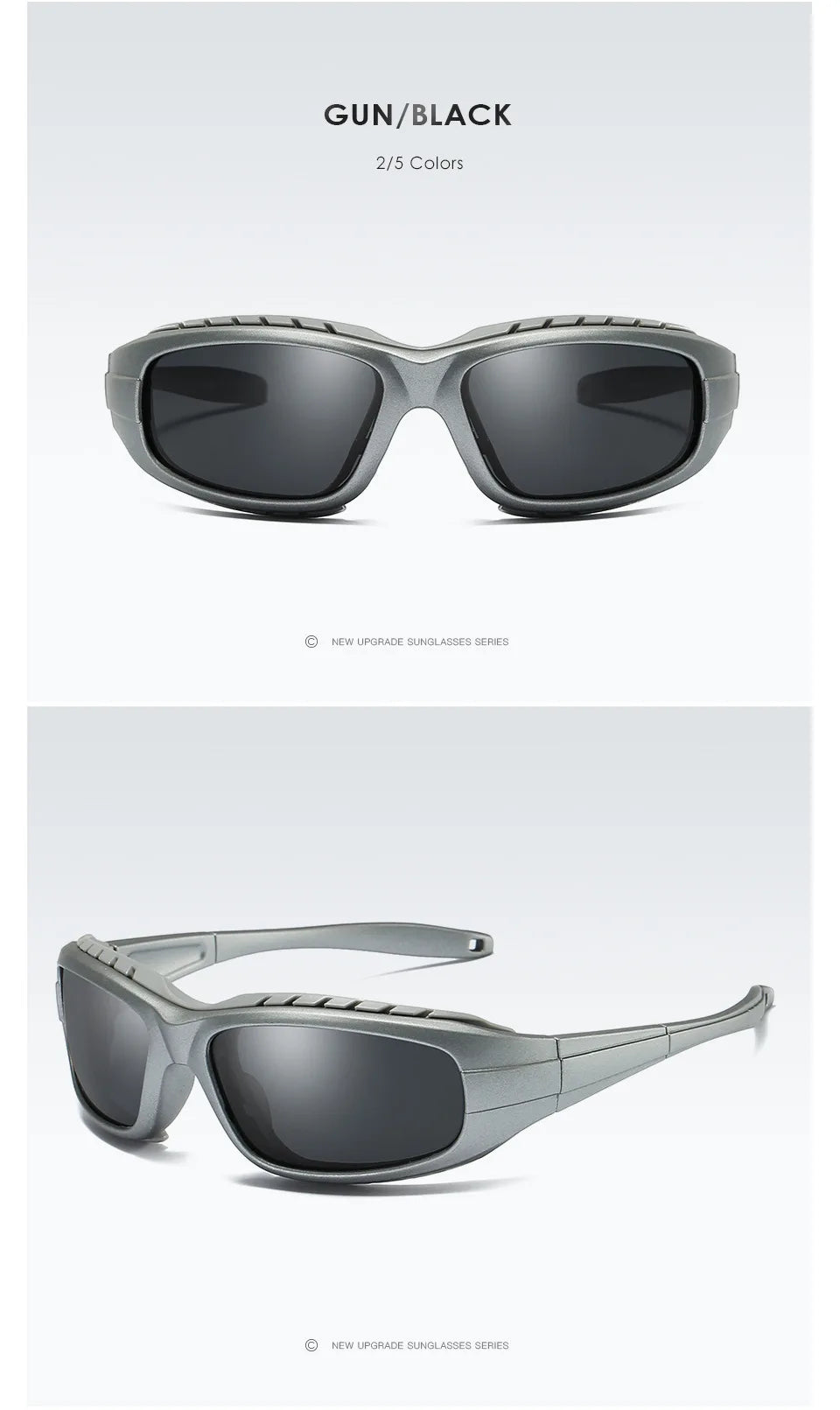 Windproof Polarized Sports Sunglasses UV400 Anti-Glare Outdoor Driving Glasses for Men