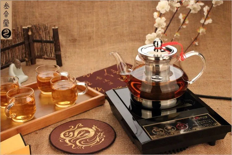 heat resistant glass teapot electromagnetic furnace multifunctional teapots Induction cooker kettle