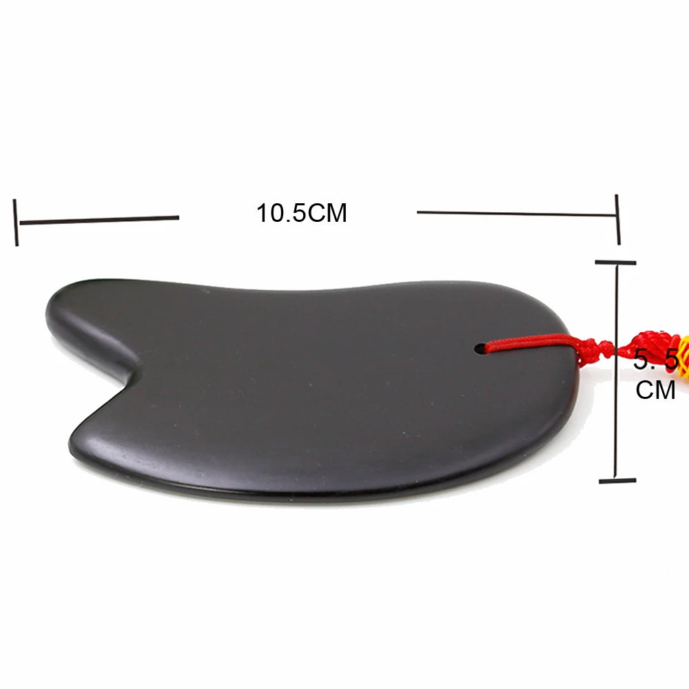 Sibin Bian stone massage guasha stone headache relief Massage Guasha plate beauty face slimming V-LINE back pain health care