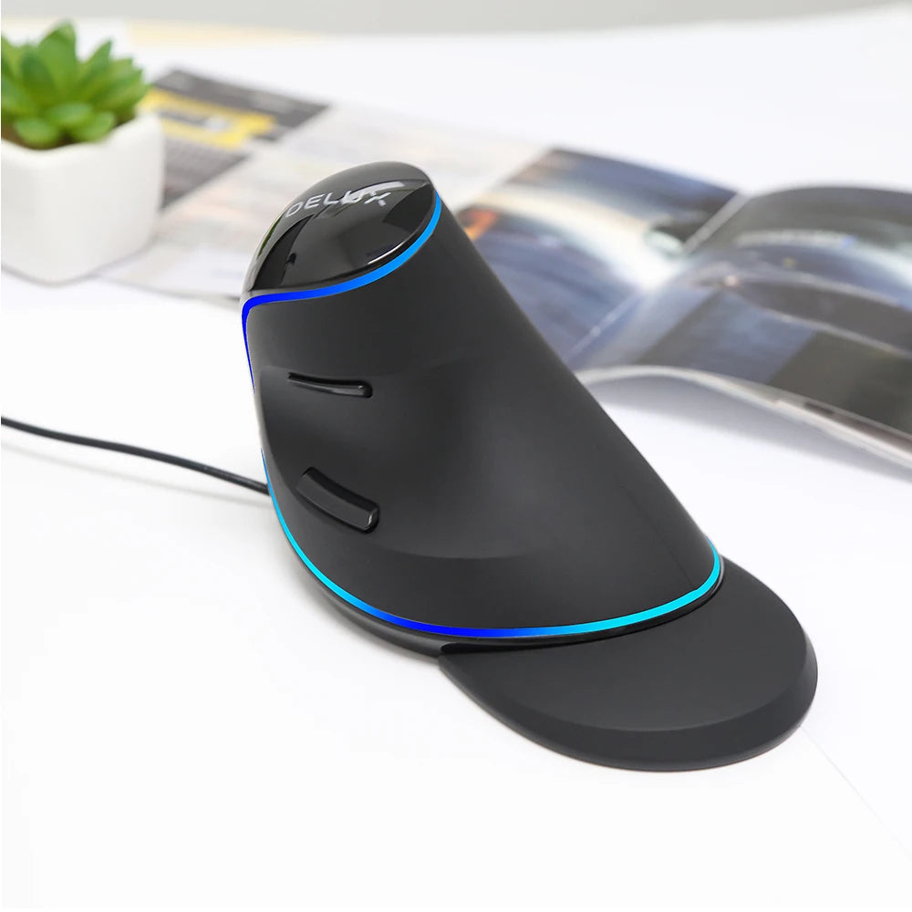 M618 Plus Vertical Ergonomic Mouse – 4000 DPI 6 Buttons