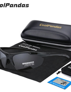 Polarized Sports Sunglasses for Men Ultralight Military TR90 Frame