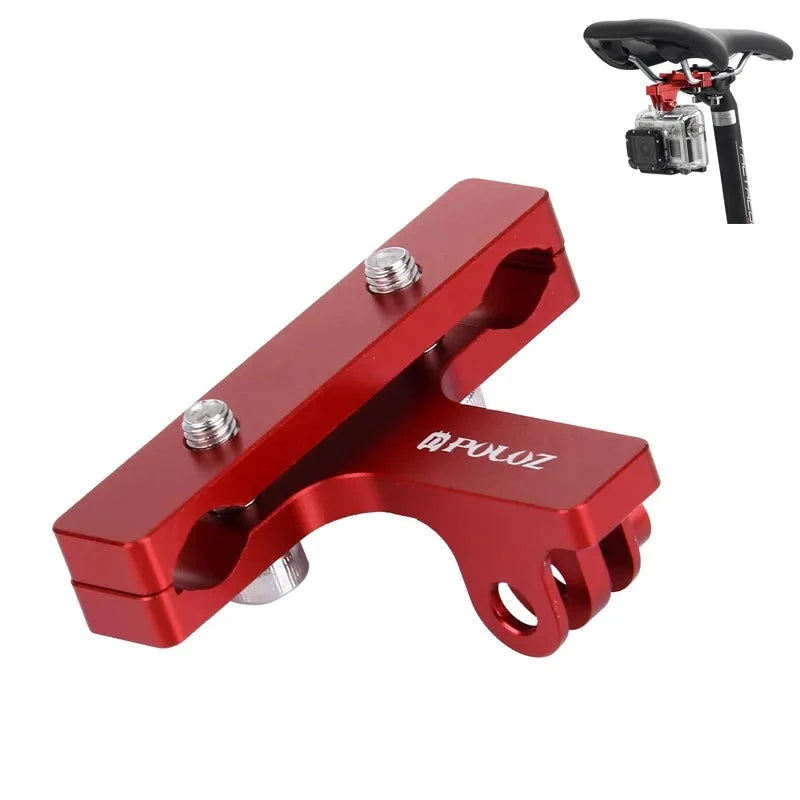 Bike Amount For GoPro HERO5/6 Aluminium Alloy Bike Seat Cushion Mount For Go Pro Hero 3/3+