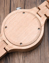 Hand Natural All Wood Watches with Japanese Movement Fashion Luxury Wood Watch