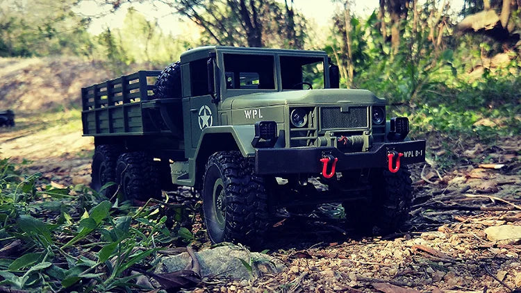1 to 16 Scale 6WD Remote Control Off Road Military Truck