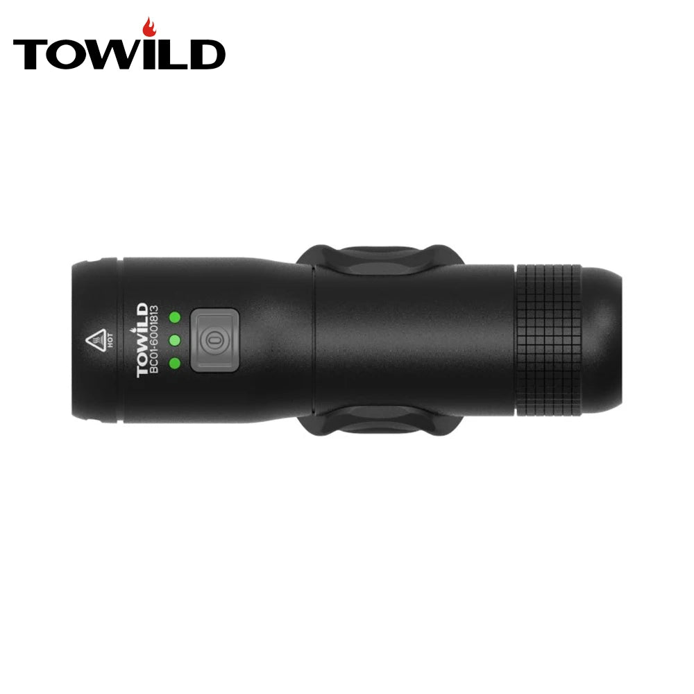 Rechargeable Bike Front Handlebar Cycling Led Light Replaceable Battery Flashlight Torch Headlight Bicycle Accessories
