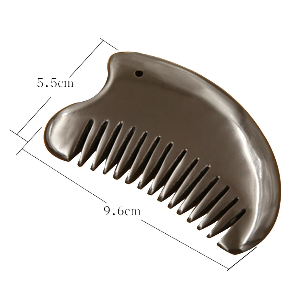 5A grade Original Si Bin brown color Bian stone massage guasha stone multifuntion beauty face comb home health care back massage