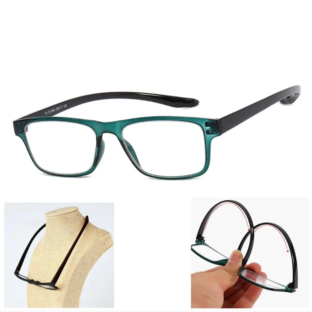 Reading Glasses Stylish Readers Glasses Ultralight High Quality Hanging Neck Presbyopia Magnifying Glasses+1.0 to 4.0