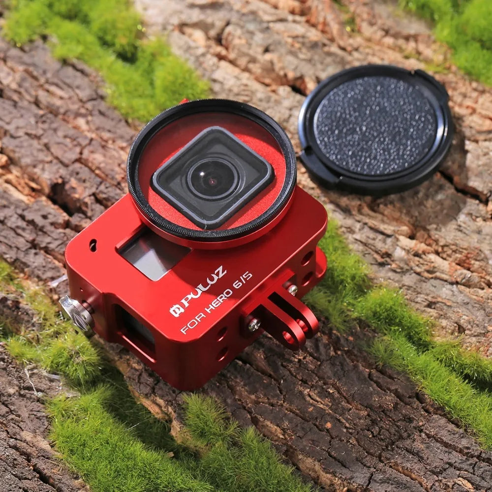 Housing Shell For GoPro HERO 5 6 7 Black Aluminum Alloy Hard Protective Cage Frame Case For GoPro Hero 2018 Camera Cage