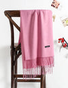 solid color soft scarf cashmere lady shawl wrap Autumn winter pashmina hijab headband