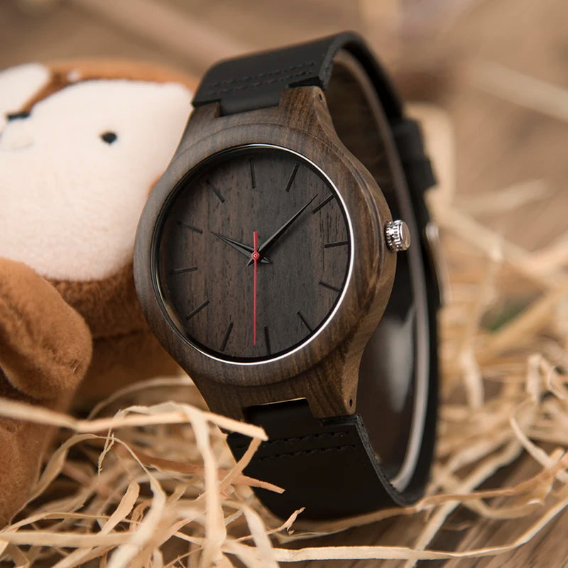 Fashion Wooden Watch Custom Quartz Watches Light Handmade Retro Accept