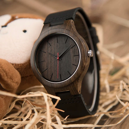 Fashion Wooden Watch Custom Quartz Watches Light Handmade Retro Accept