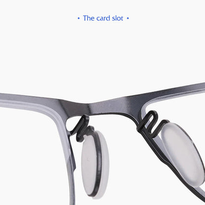 Multifocal Reading Glasses Men Alloy TR90 Presbyopic Eyeglasses Man Reader High Quality Rectangle Glass +1+1.5+2+2.5+3+3.5