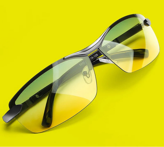 Unisex Polarized Day Night Vision Sunglasses UV400 Anti-Glare Driving Glasses for Men Women
