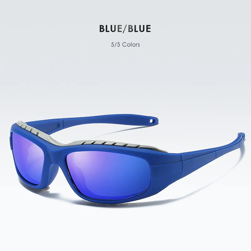 Windproof Polarized Sports Sunglasses UV400 Anti-Glare Outdoor Driving Glasses for Men