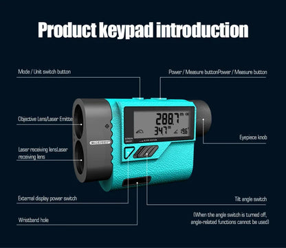 600M Golf Laser Rangefinder Golf Telescope Laser Distance Meter Monocular Golf hunting laser laser Range Finder