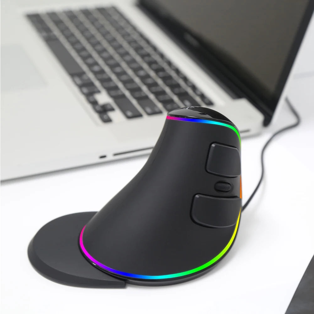 M618 Plus Vertical Ergonomic Mouse – 4000 DPI 6 Buttons
