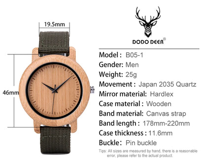 Couple Wood Watches Men Ladies Lightweight Simple Nylon Bracelet Japan Quartz Wristwatch Male