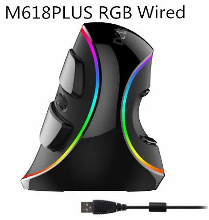 M618 Plus Vertical Ergonomic Mouse – 4000 DPI 6 Buttons