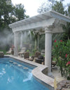 8-26M Outdoor Cooling Patio Misting System Fan Cooler Water Mist Gardenhouse Spray Hot Fog Misting System