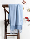 solid color soft scarf cashmere lady shawl wrap Autumn winter pashmina hijab headband