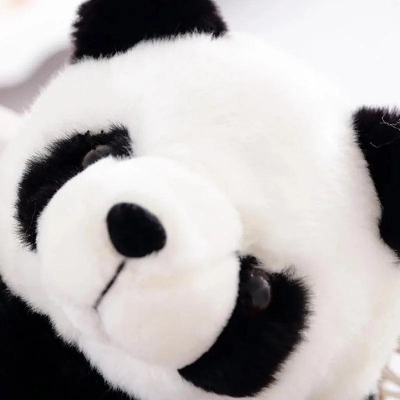 Kawaii Panda Plush Backpack Soft Adjustable Shoulder Bag