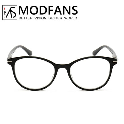 Reading Glasses Round Frame Readers Silver Metal Decoration Presbyopia Glasses Magnification Strength1.5 2.5 3 3.5 4