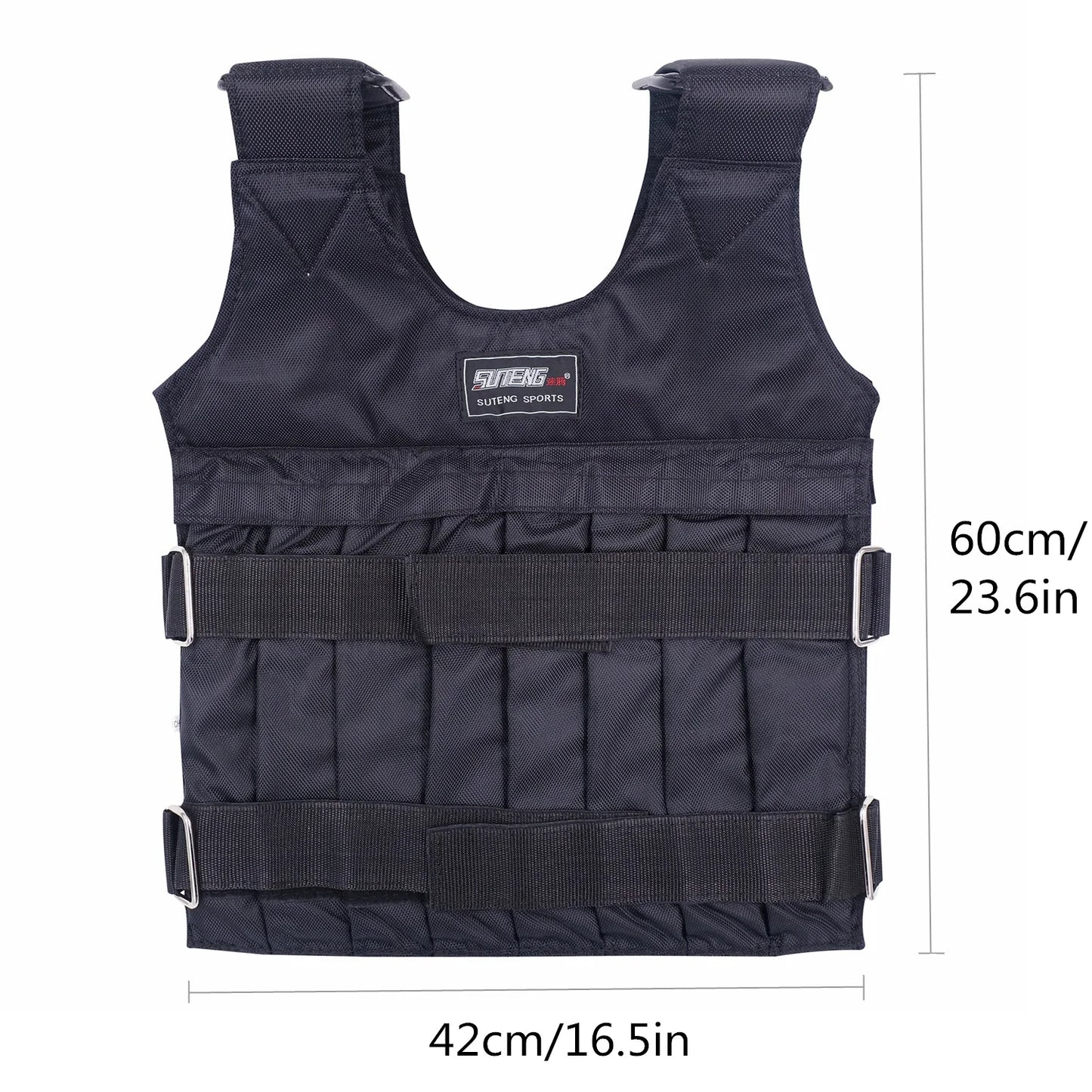 20/50KG Adjustable Weight Vest Home Gym Workout Accessories Weighted Vest Jacket Strength Running Training(Weights Not Included)