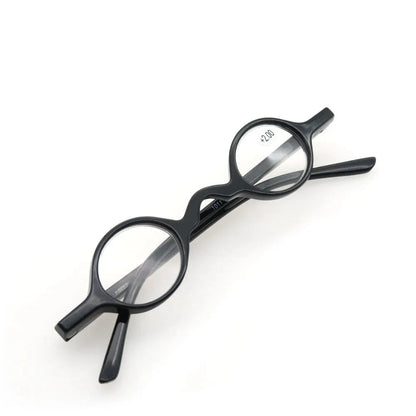 Small Vintage Reading Glasses Readers Round Retro Presbyopia Glasses Full Frame +1+1.5+2+2.5+3+3.5