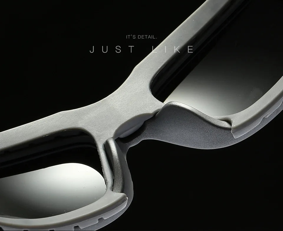Windproof Polarized Sports Sunglasses UV400 Anti-Glare Outdoor Driving Glasses for Men