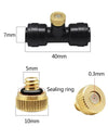 8-26M Outdoor Cooling Patio Misting System Fan Cooler Water Mist Gardenhouse Spray Hot Fog Misting System