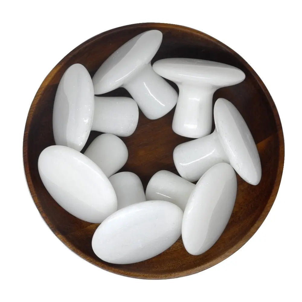 5.5x4cm Rose Quartz Mushroom Massage Stone Crystal Jade GUASHA Facial Body Foot Thin Anti-wrinkle Relaxation Beauty Health Care